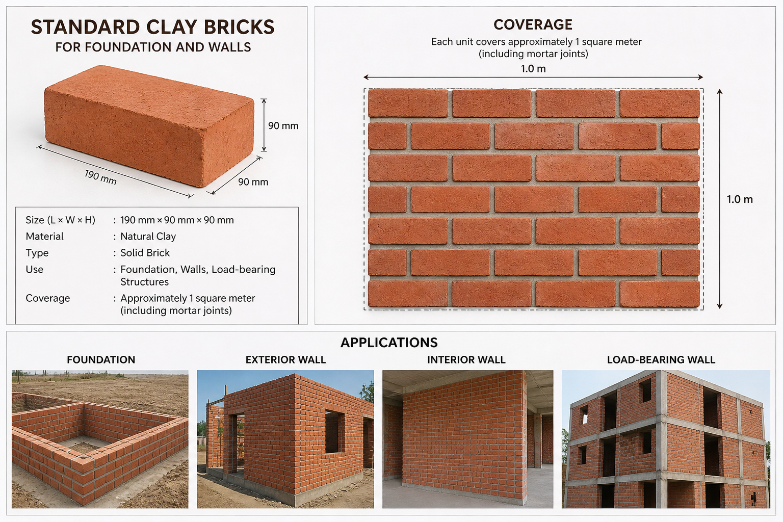 Bricks (per 100)