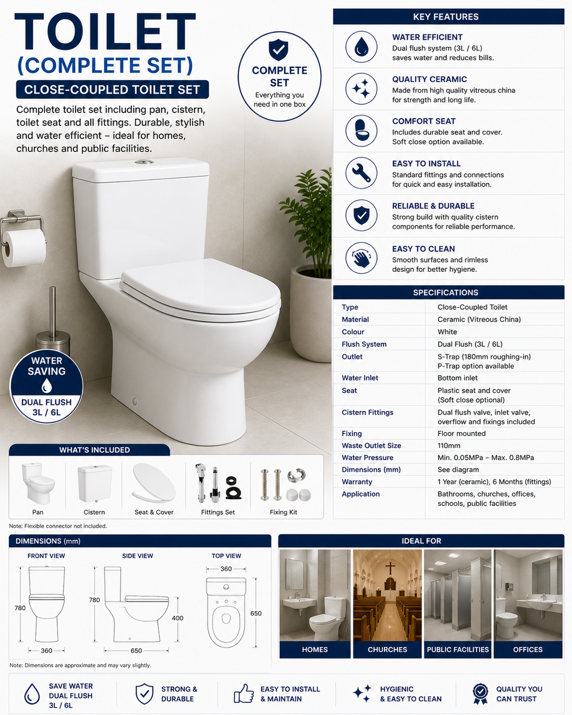 Toilet (complete set)